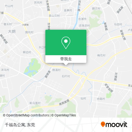 千福岛公寓地图