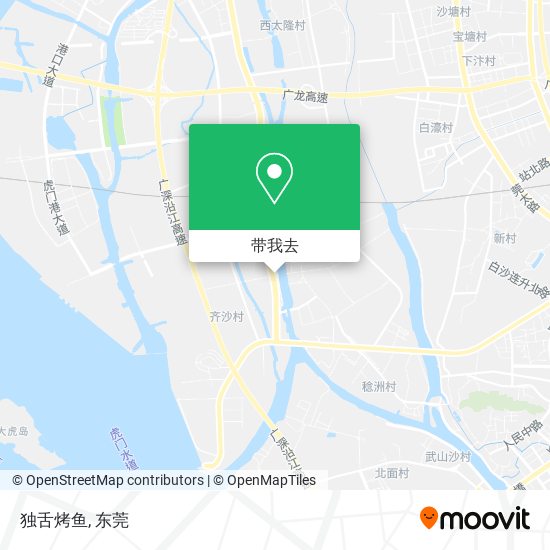 独舌烤鱼地图