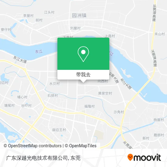 广东深越光电技朮有限公司地图