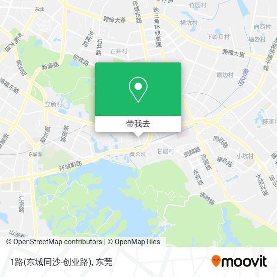 1路(东城同沙-创业路)地图