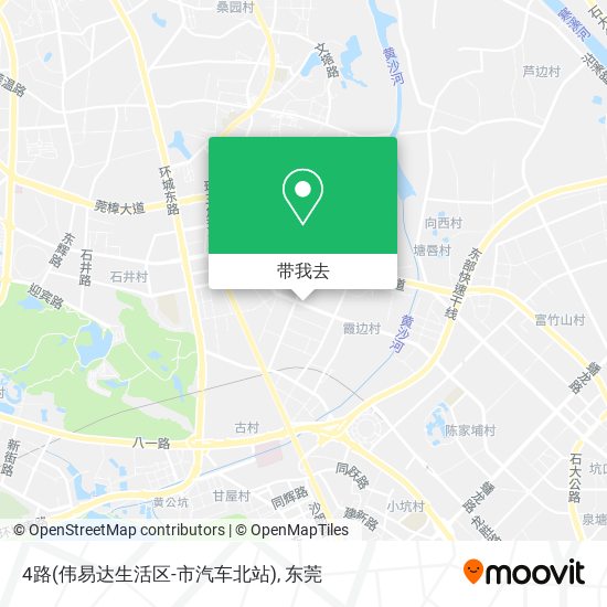 4路(伟易达生活区-市汽车北站)地图