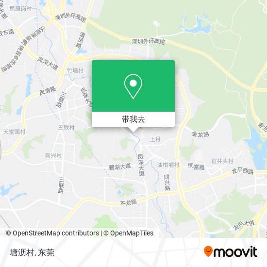 塘沥村地图