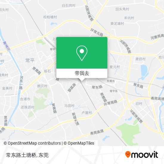 常东路土塘桥地图