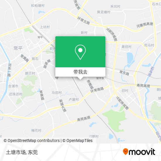 土塘市场地图