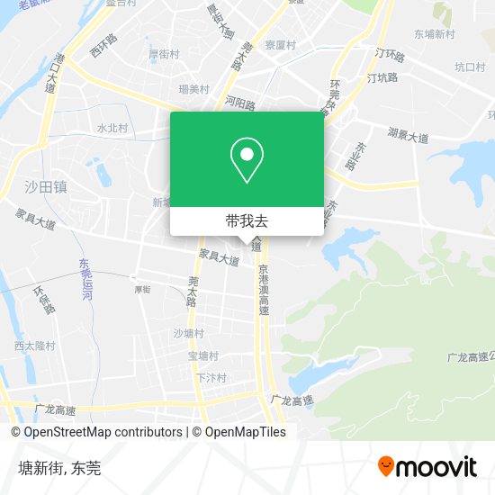 塘新街地图