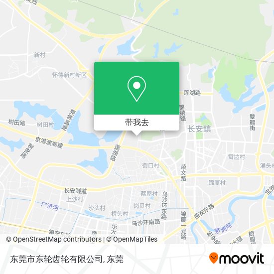 东莞市东轮齿轮有限公司地图