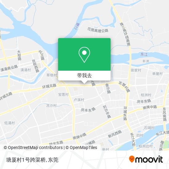 塘厦村1号跨渠桥地图
