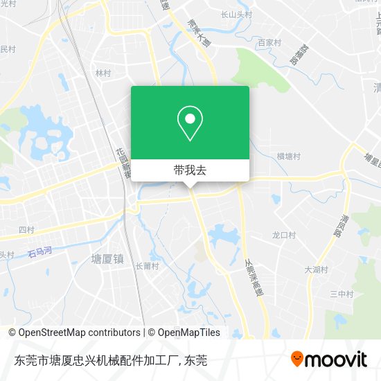 东莞市塘厦忠兴机械配件加工厂地图