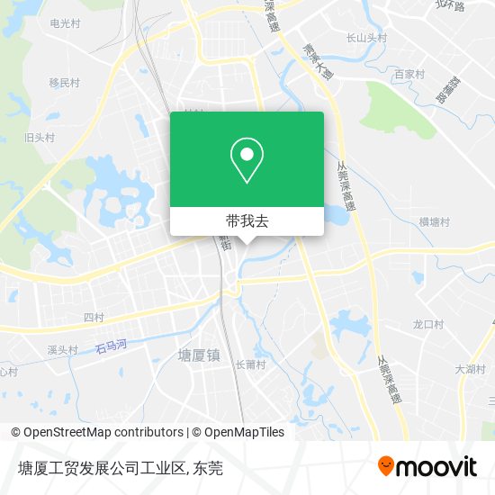 塘厦工贸发展公司工业区地图