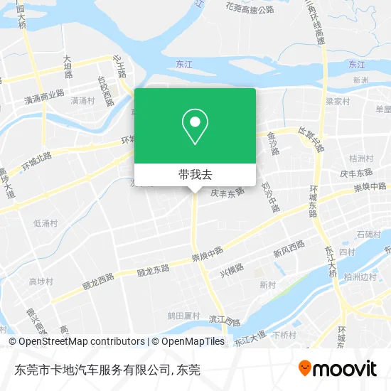 东莞市卡地汽车服务有限公司地图