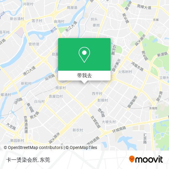 卡一烫染会所地图