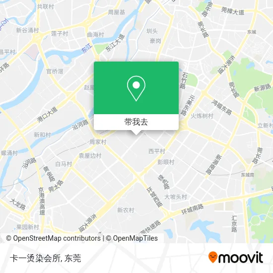 卡一烫染会所地图