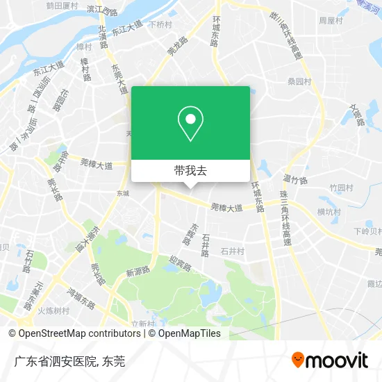 广东省泗安医院地图