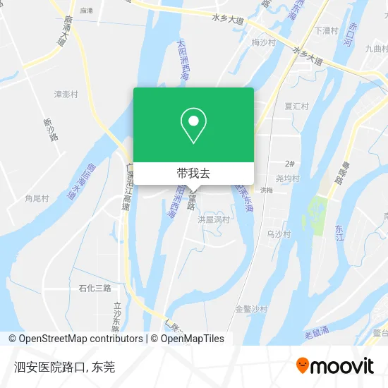 泗安医院路口地图