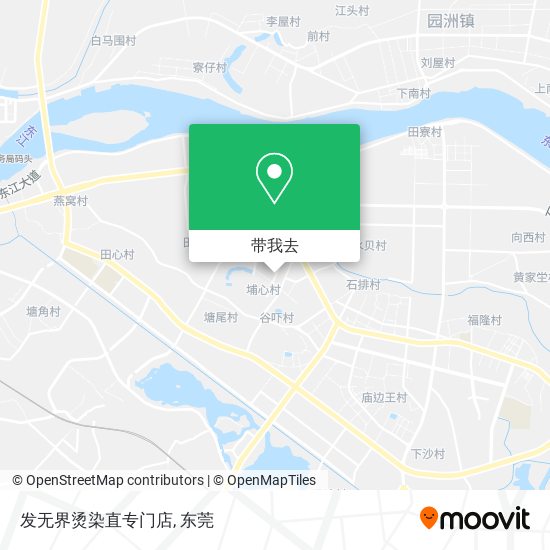 发无界烫染直专门店地图