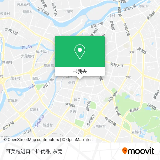 可美粒进口个护优品地图