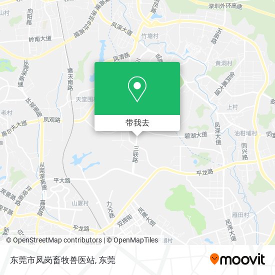 东莞市凤岗畜牧兽医站地图