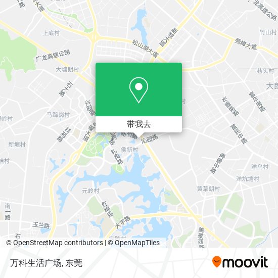 万科生活广场地图