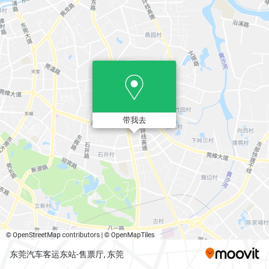 东莞汽车客运东站-售票厅地图