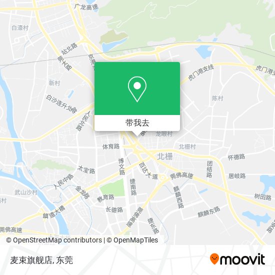 麦束旗舰店地图