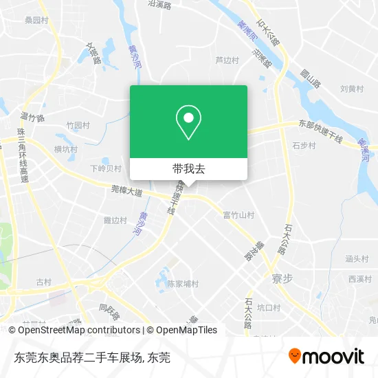 东莞东奥品荐二手车展场地图