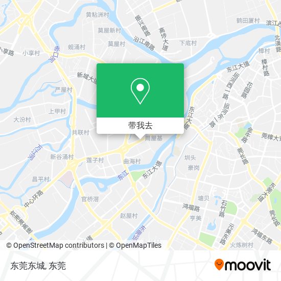 东莞东城地图