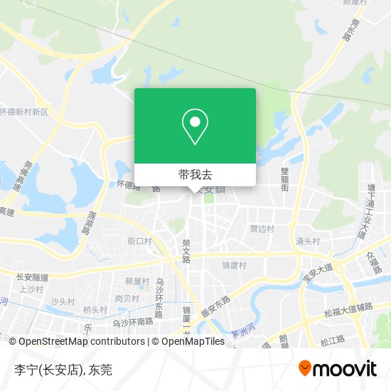 李宁(长安店)地图