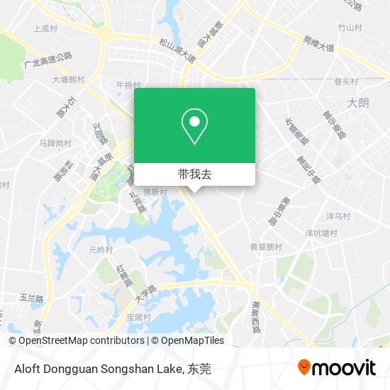 Aloft Dongguan Songshan Lake地图