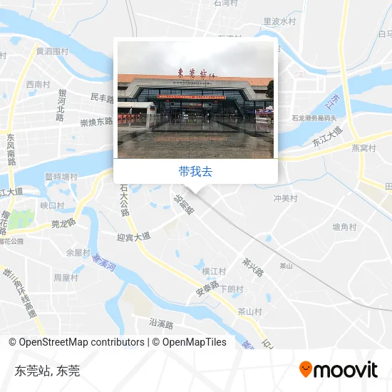 东莞站地图