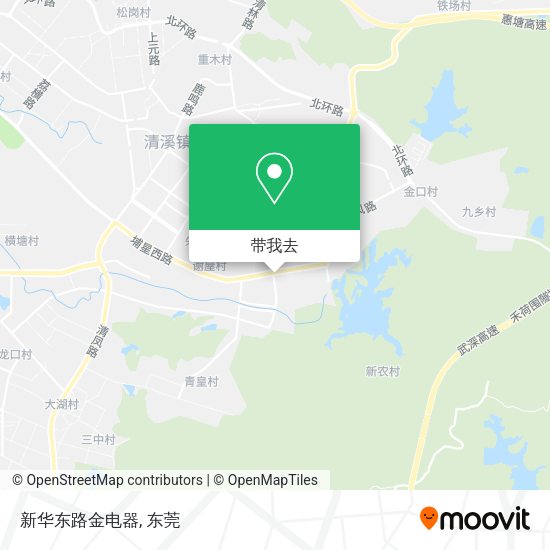 新华东路金电器地图