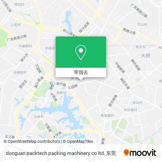 donguan packtech packing machinery  co ltd地图