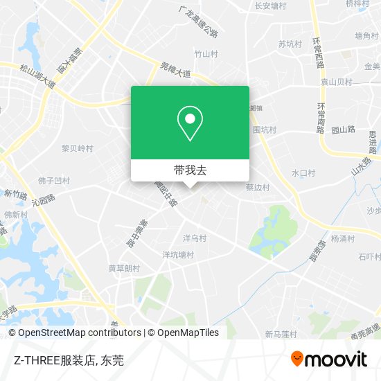 Z-THREE服装店地图