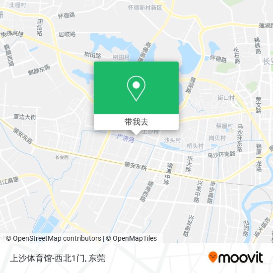 上沙体育馆-西北1门地图