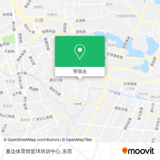 夏边体育馆篮球培训中心地图