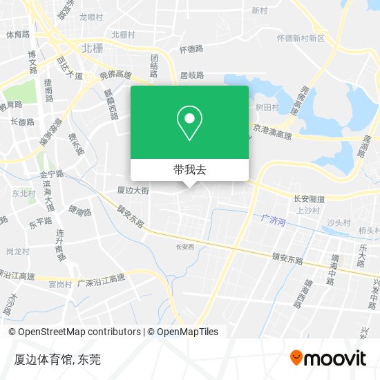 厦边体育馆地图