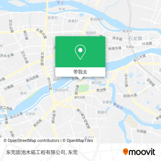 东莞固池水箱工程有限公司地图