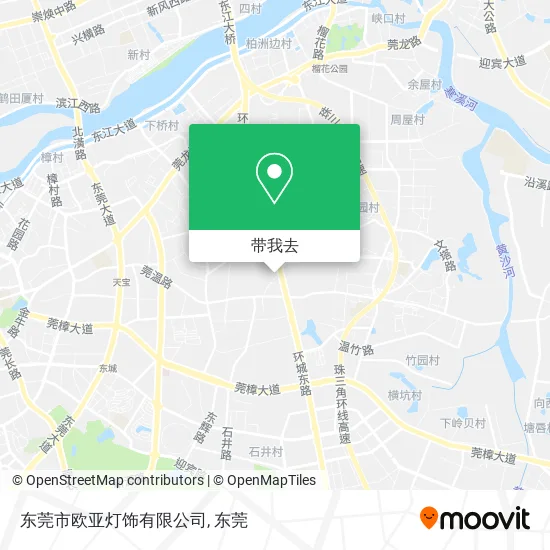东莞市欧亚灯饰有限公司地图