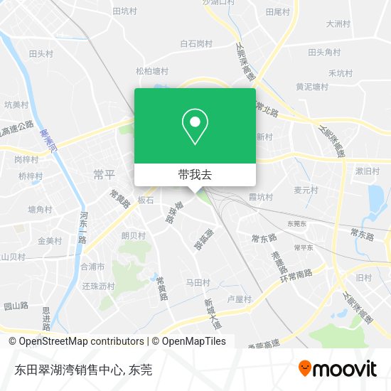 东田翠湖湾销售中心地图