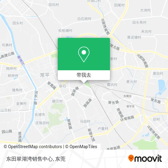 东田翠湖湾销售中心地图