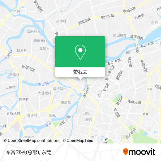 东富驾校(总部)地图