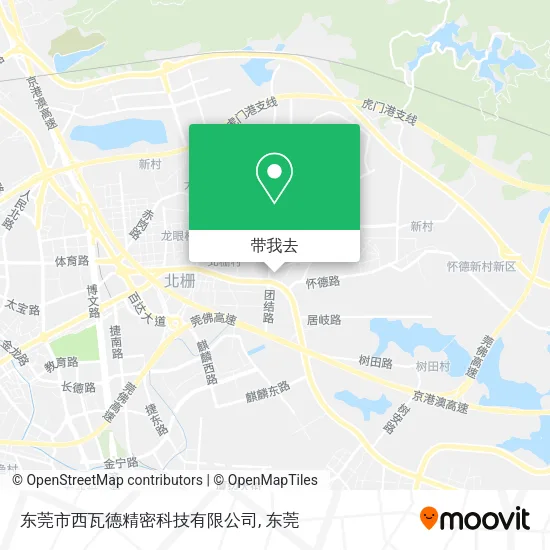 东莞市西瓦德精密科技有限公司地图