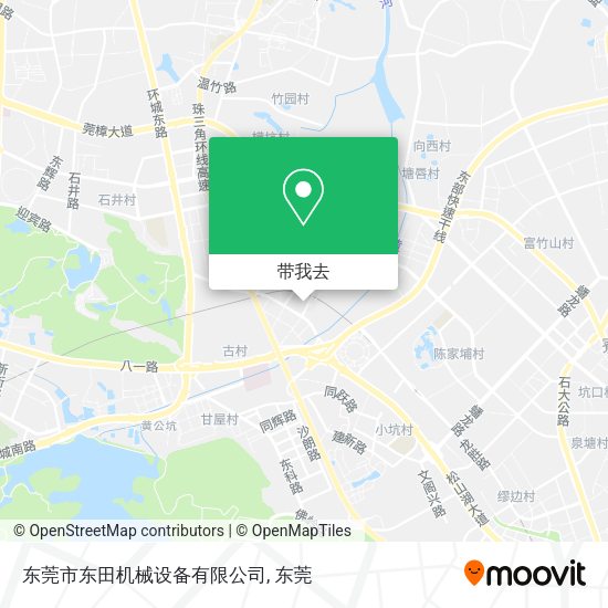 东莞市东田机械设备有限公司地图