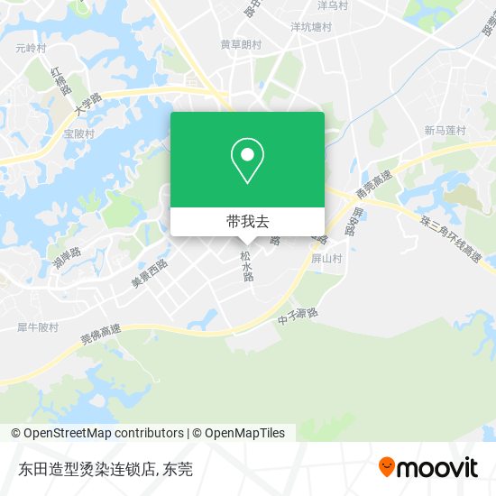 东田造型烫染连锁店地图