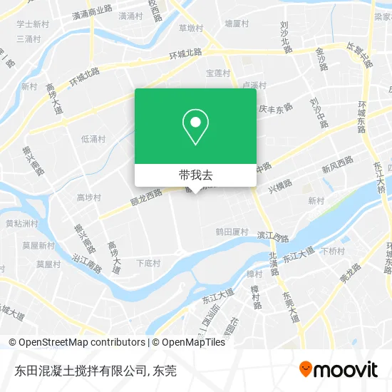 东田混凝土搅拌有限公司地图