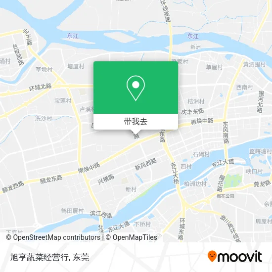 旭亨蔬菜经营行地图