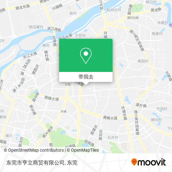 东莞市亨立商贸有限公司地图