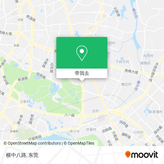 横中八路地图