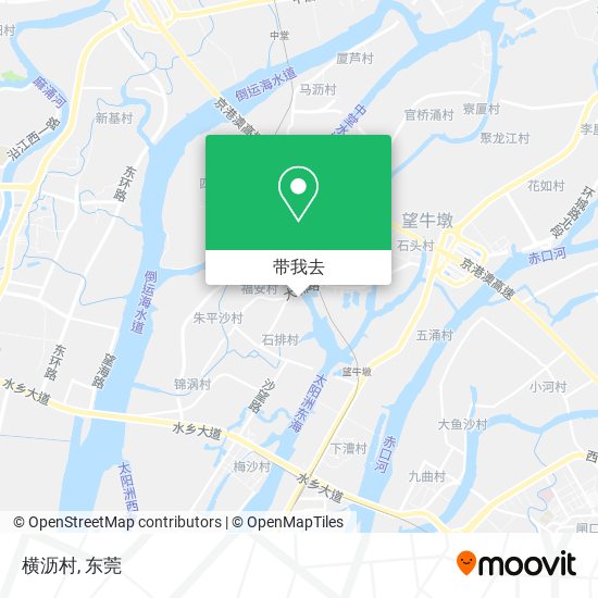 横沥村地图
