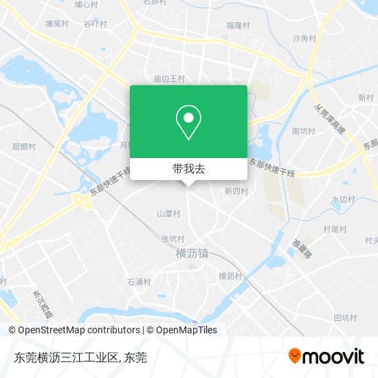 东莞横沥三江工业区地图