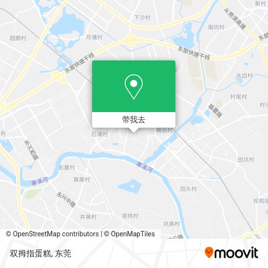 双拇指蛋糕地图